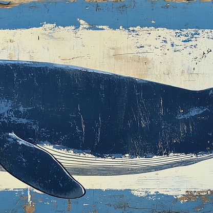 Glorious Whale Canvas Wall Art