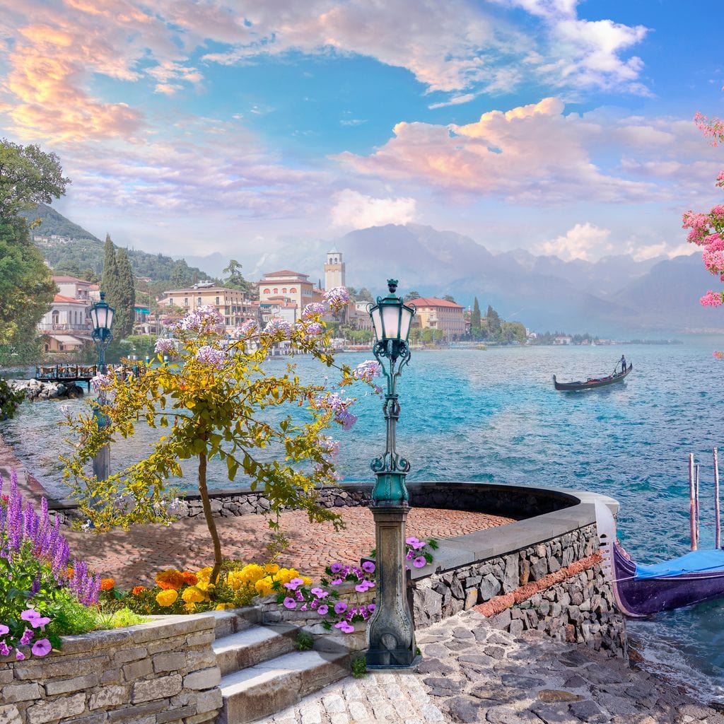 Garden Pier Canvas Wall Art