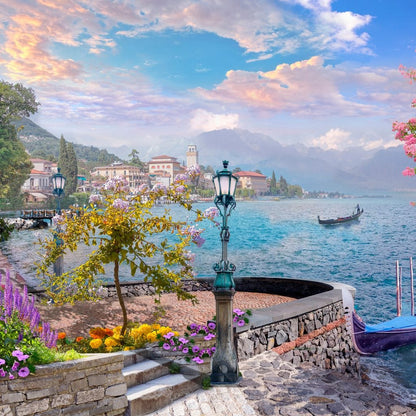 Garden Pier Canvas Wall Art