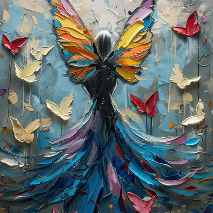 Butterfly Emergence Sonata Canvas Wall Art