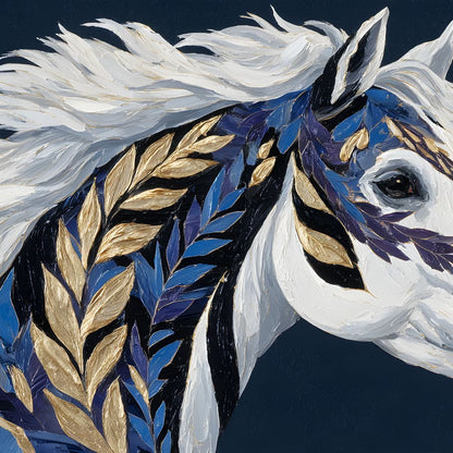 Equestrian Elegance Unbound Canvas Wall Art
