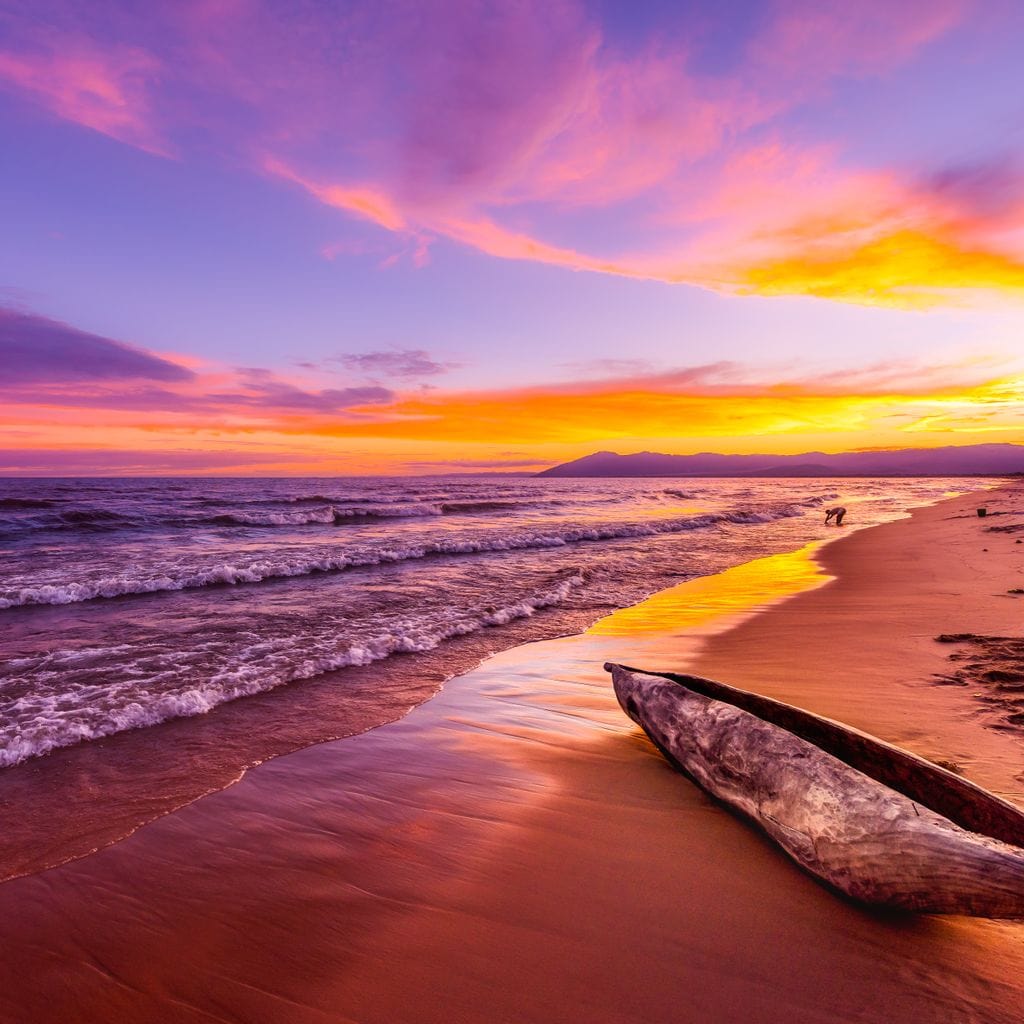 Lake Malawi Sunset Canvas Wall Art