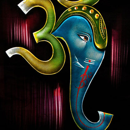 Ganesh Diwali Canvas Wall Art