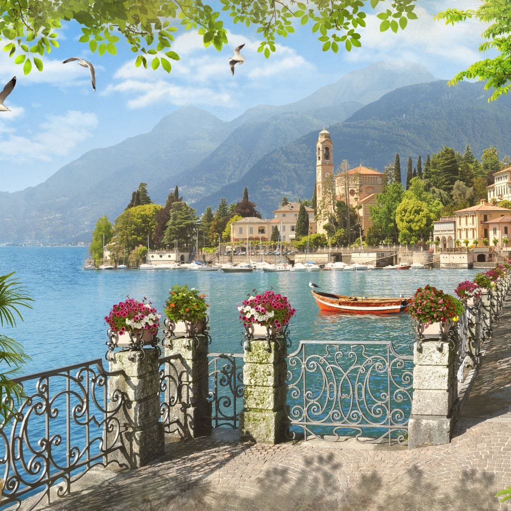 Italian Promenade Canvas Wall Art
