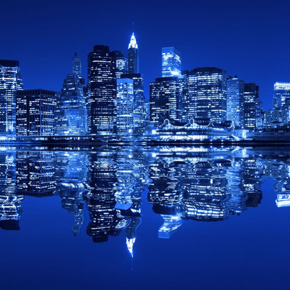 New York City Reflection Canvas Wall Art