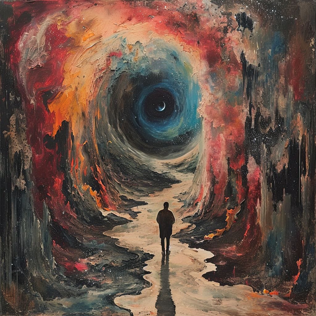 Voyage into the Abyss Canvas Wall Art