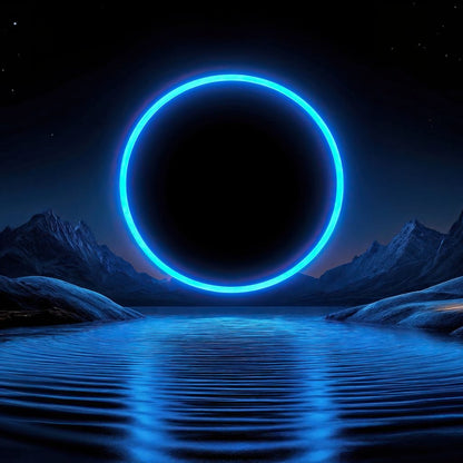 The Halo of Infinity Canvas Wall Art