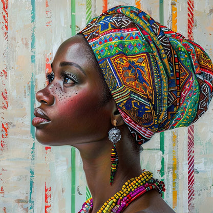 Vibrant Cultural Essence Canvas Wall Art