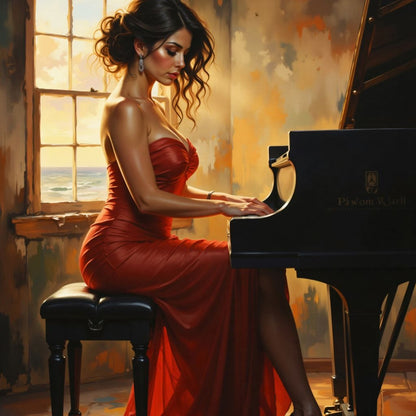 Female Portrait 345 Canvas Wall Art