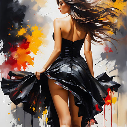 The Elegance of Women Canvas Wall Art