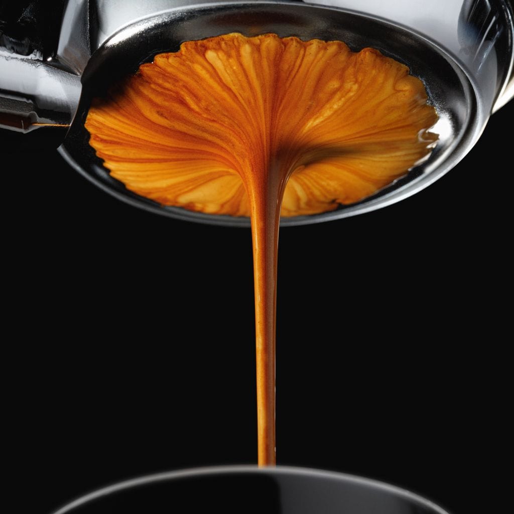 Espresso Stream Canvas Wall Art