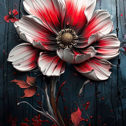 Blossom of Sanguine Dreams Canvas Wall Art