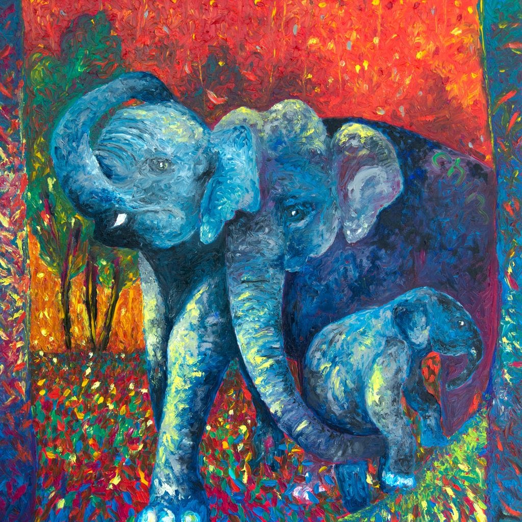 Enlightened by Family Canvas Wall Art