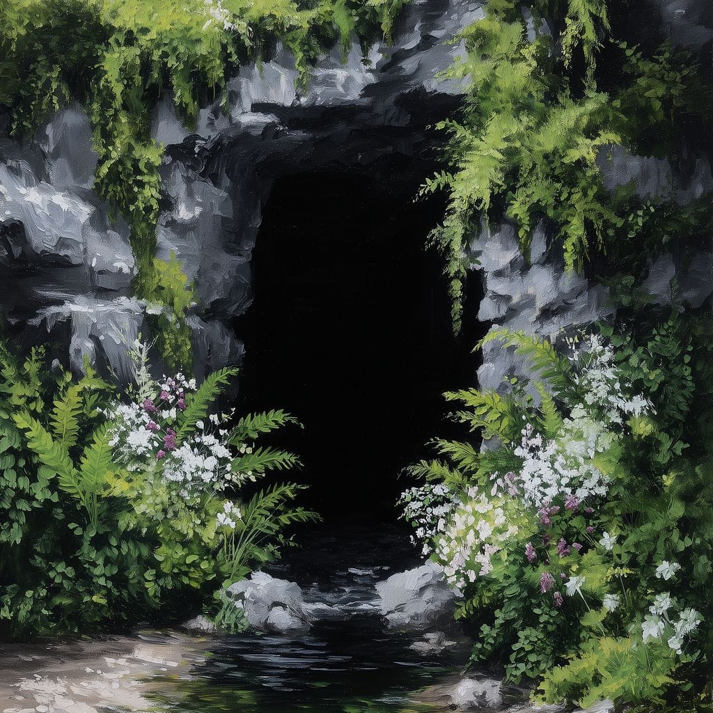 Hidden Grotto Canvas Wall Art