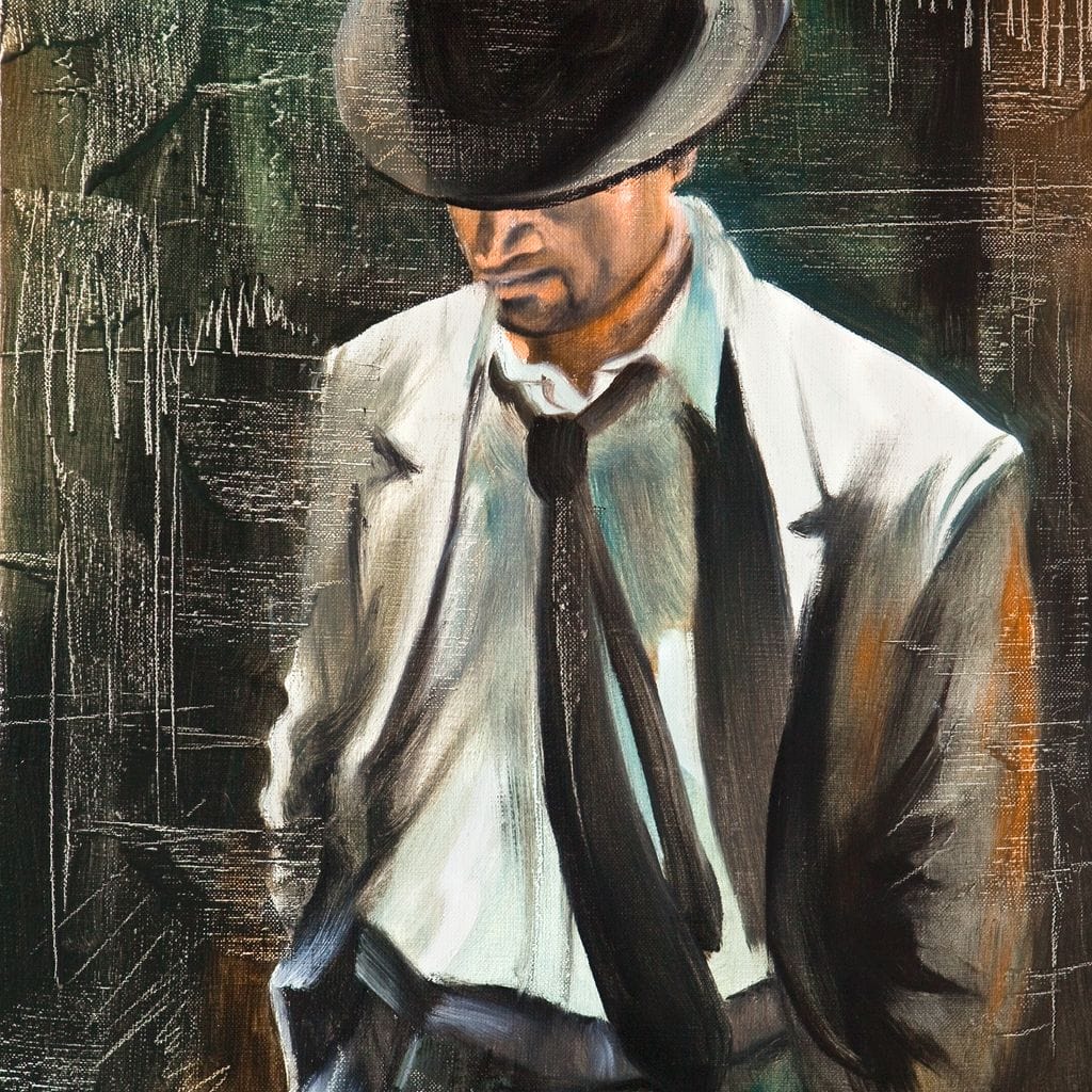 Stylish Man Canvas Wall Art
