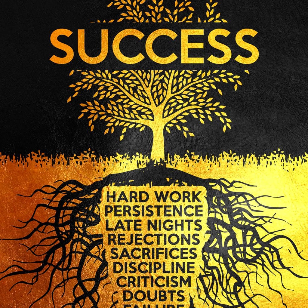 Success Tree Canvas Wall Art