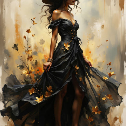 Female Portrait 325 Canvas Wall Art