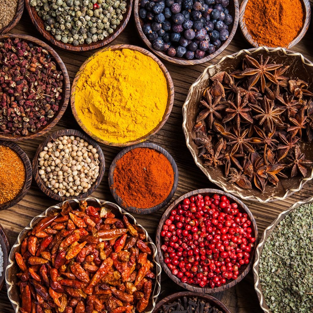 Spices Selection Canvas Wall Art