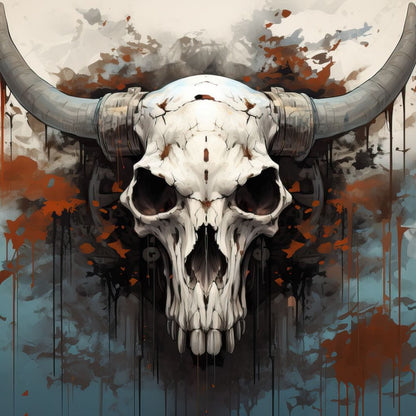 Eternal Symmetry of the Buffalo Canvas Wall Art