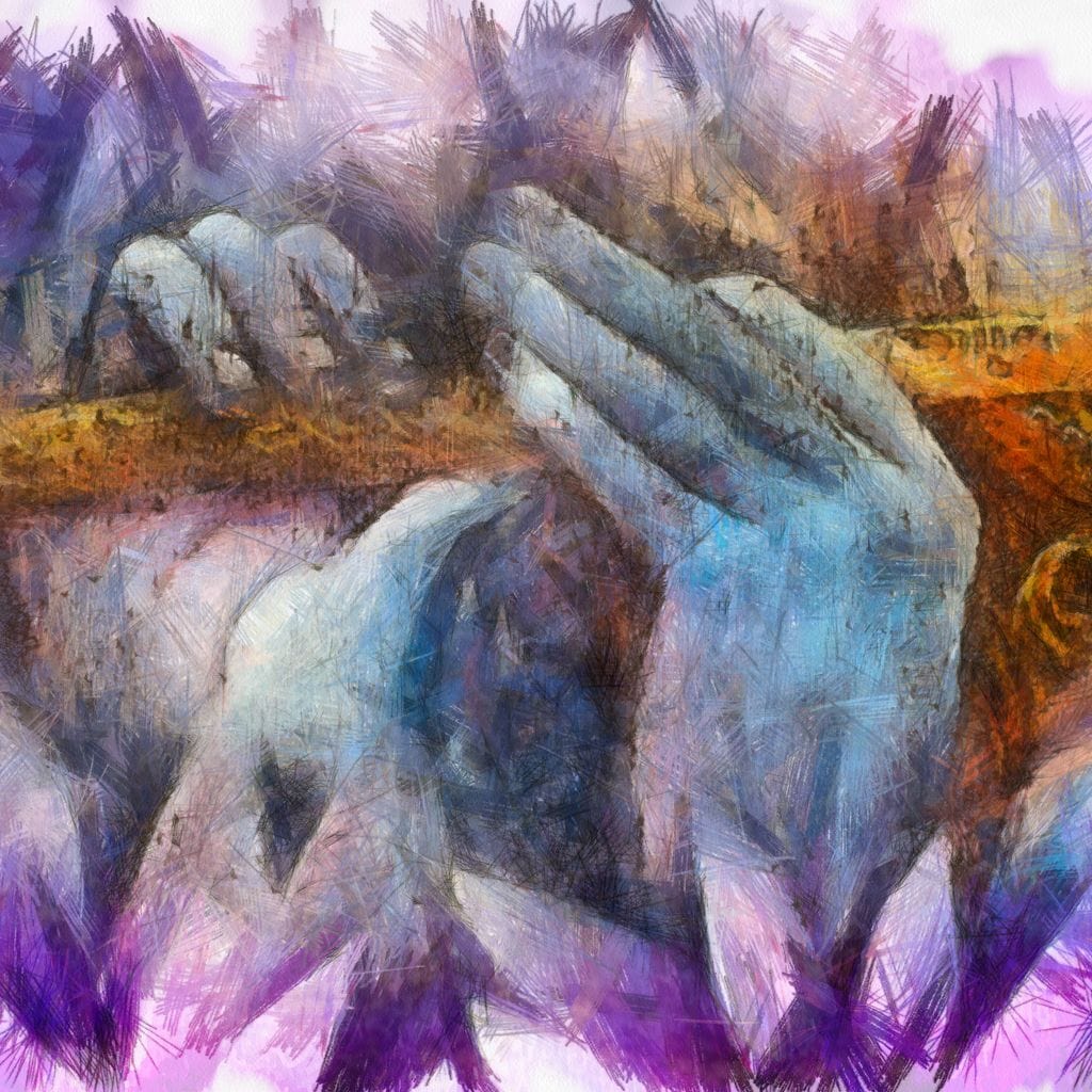 Krishna Playing the Flute Canvas Wall Art