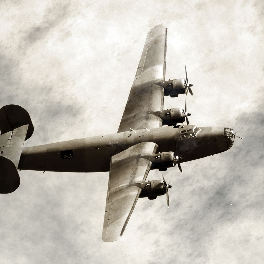 B-24 Bomber Canvas Wall Art