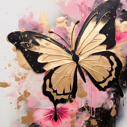 Dreamflight in Pink Hues Canvas Wall Art