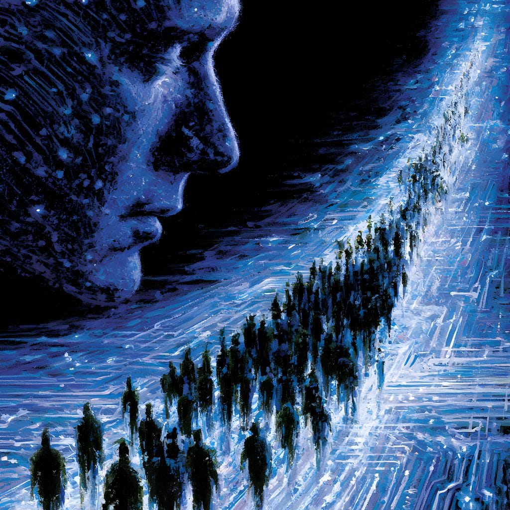Architect of the Collective Consciousness Canvas Wall Art