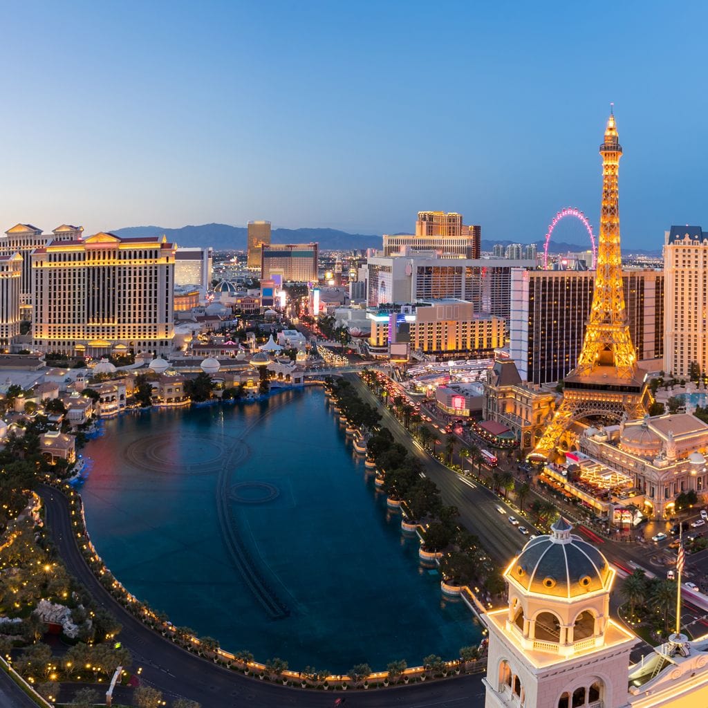 Las Vegas Skyline Canvas Wall Art