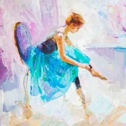 Gracious Ballerina Canvas Wall Art