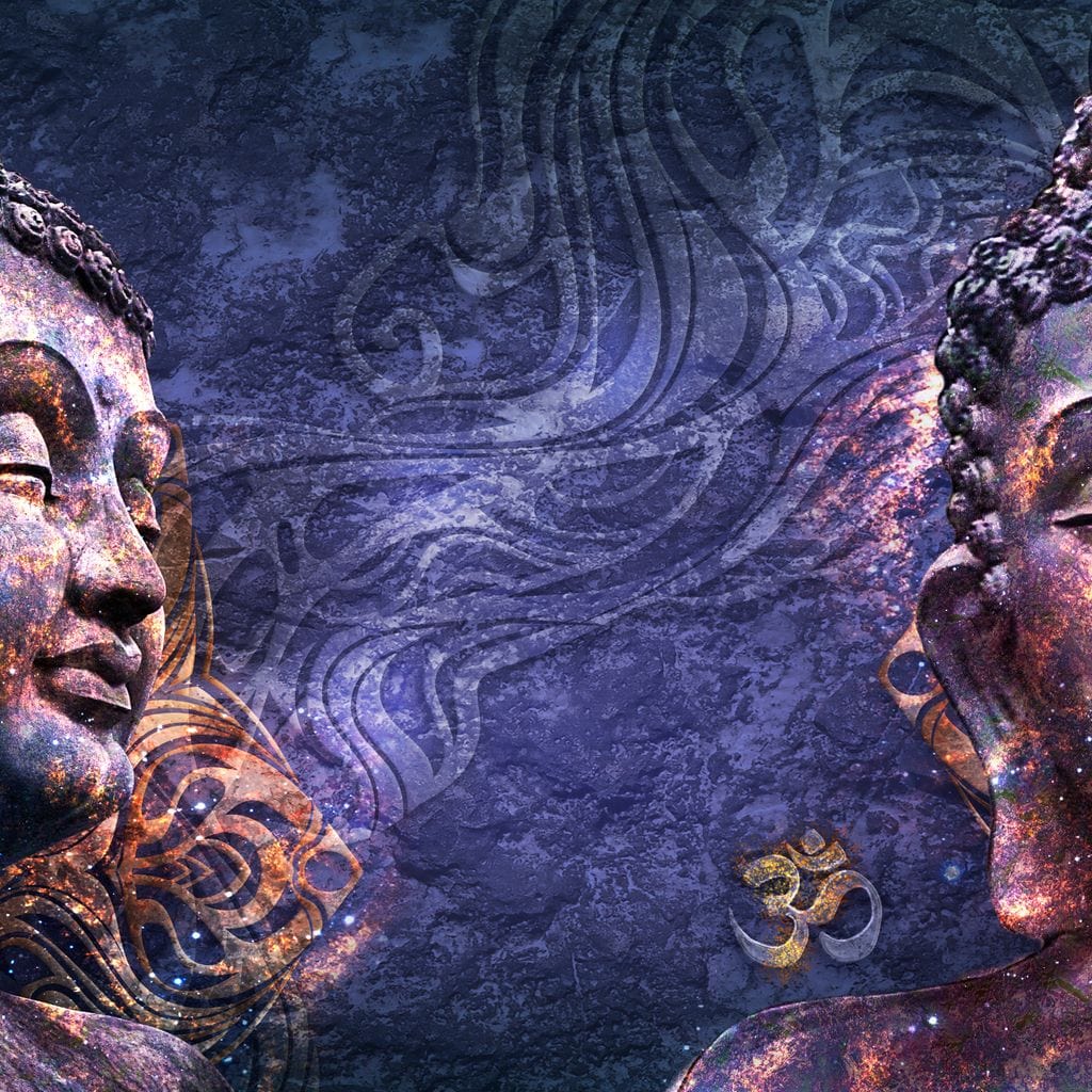 Blue Buddha Canvas Wall Art