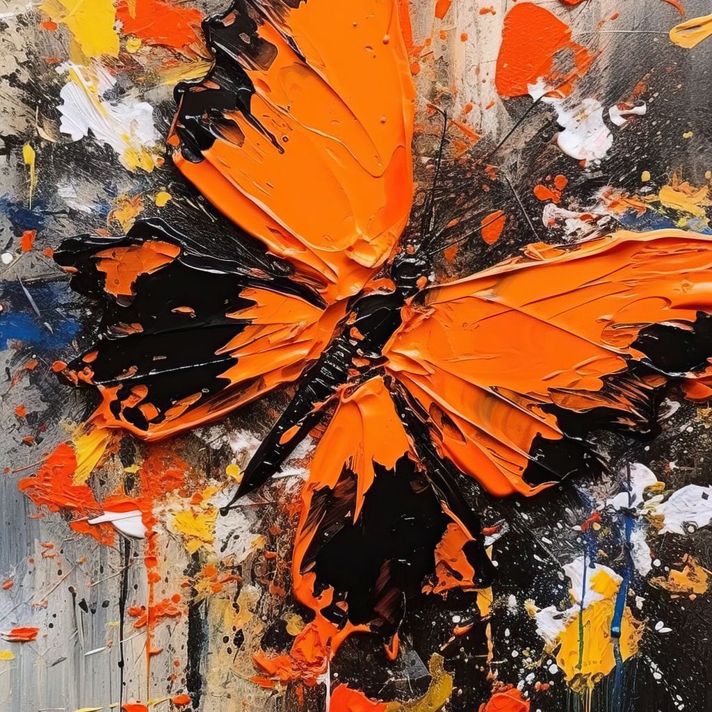 Radiant Lepidoptera Canvas Wall Art