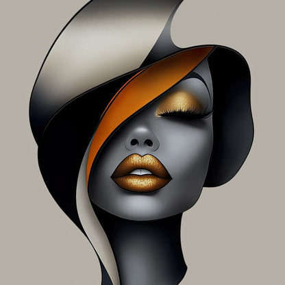 She Wears the Dusk Canvas Wall Art