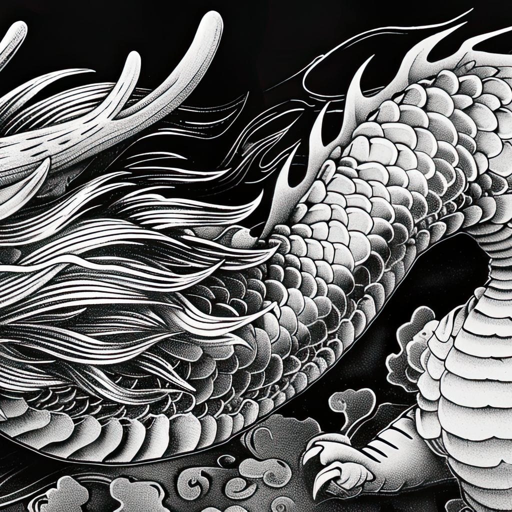 Eternal Dragon's Flight Canvas Wall Art