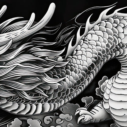 Eternal Dragon's Flight Canvas Wall Art