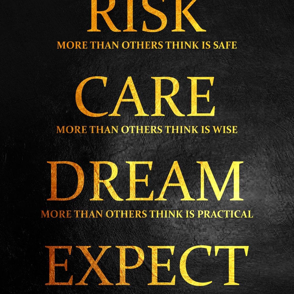 Risk More Canvas Wall Art