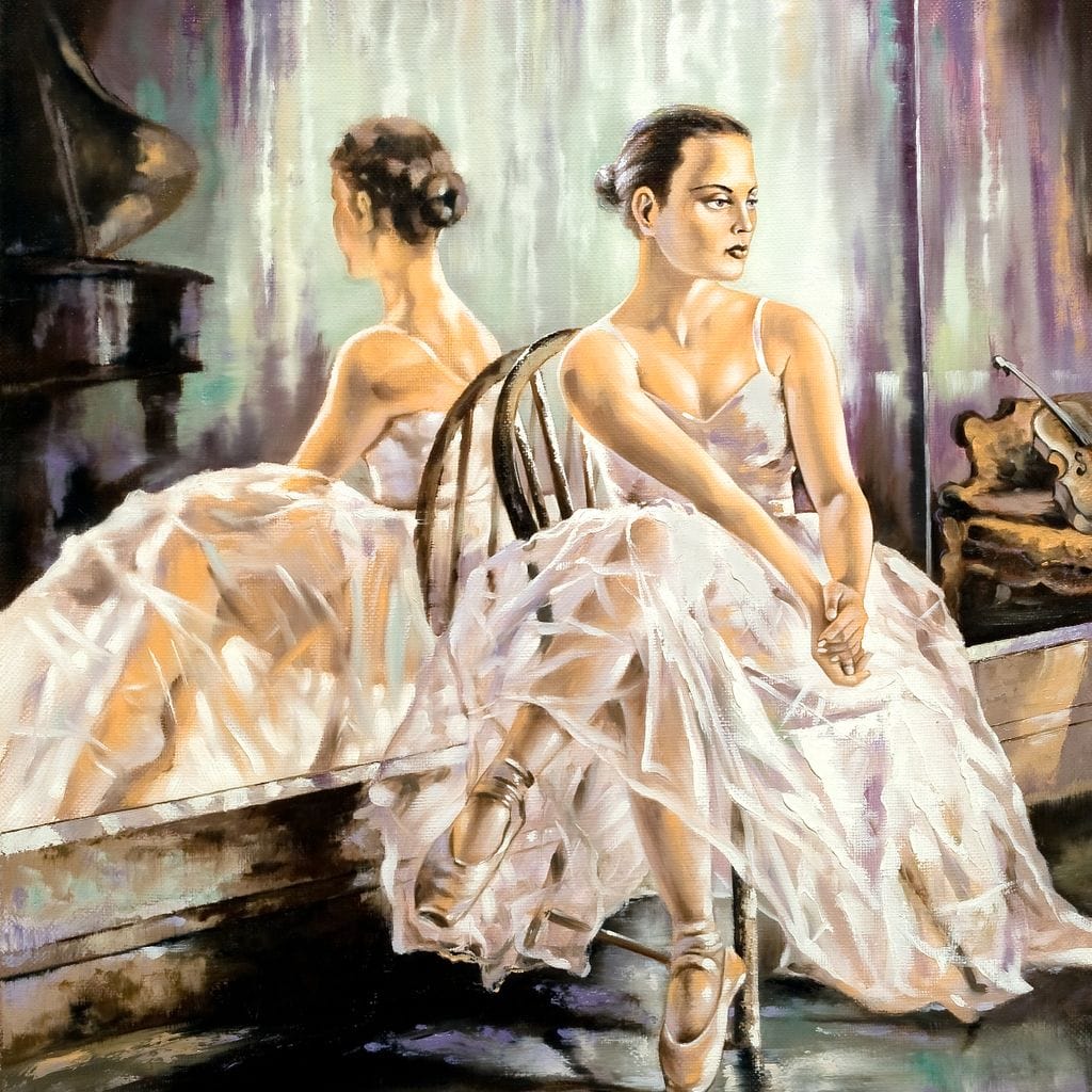 Ballet Conservatory Canvas Wall Art