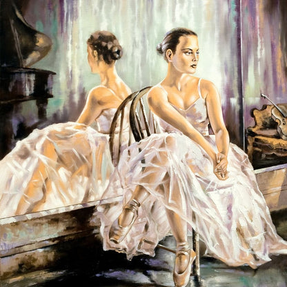 Ballet Conservatory Canvas Wall Art