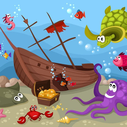 Sunken Treasure Canvas Wall Art