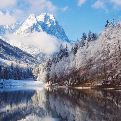 Winter in the Rockies Canvas Wall Art