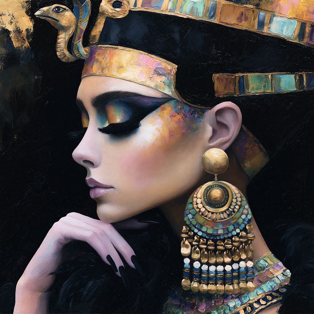 Ancient Egyptian Woman Canvas Wall Art