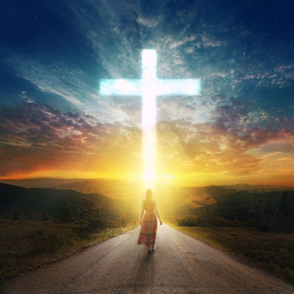 Faith Road Canvas Wall Art