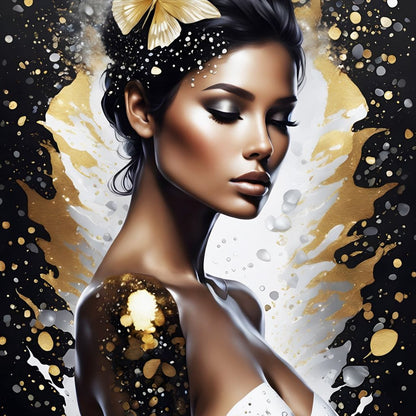 Female Portrait 194 Canvas Wall Art