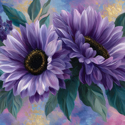 Lavender Blooms Radiance Canvas Wall Art