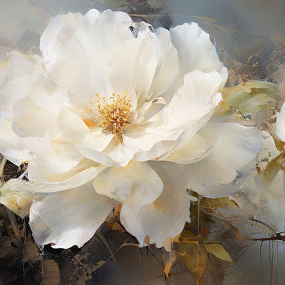 Ethereal Peony Essences Canvas Wall Art