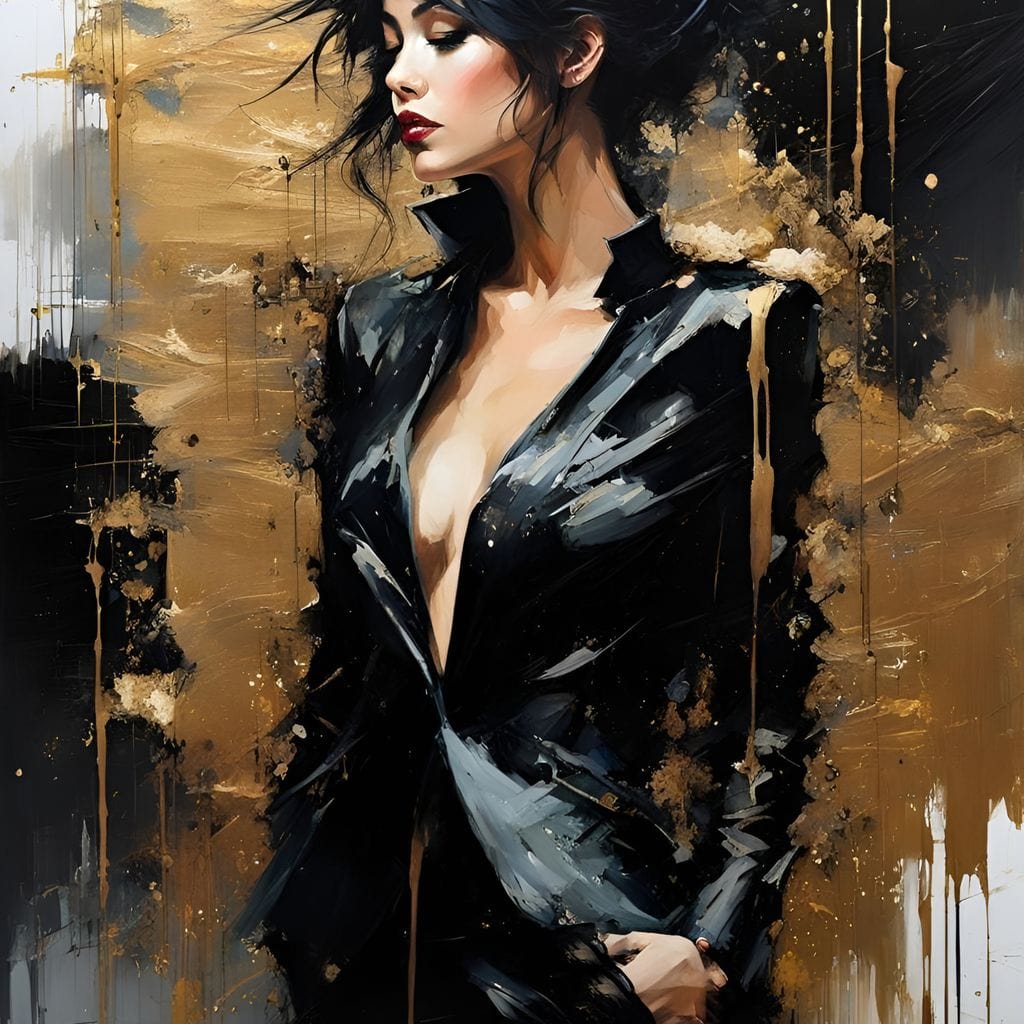 Female Portrait 0052 Canvas Wall Art