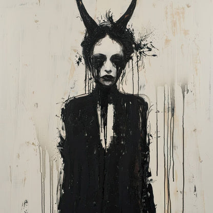Veiled Presence of Shadows Canvas Wall Art