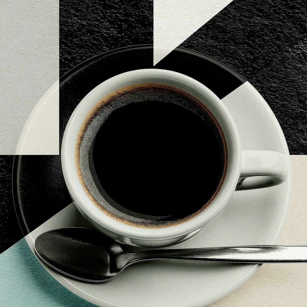 Geometric Morning Ritual Composition Canvas Wall Art
