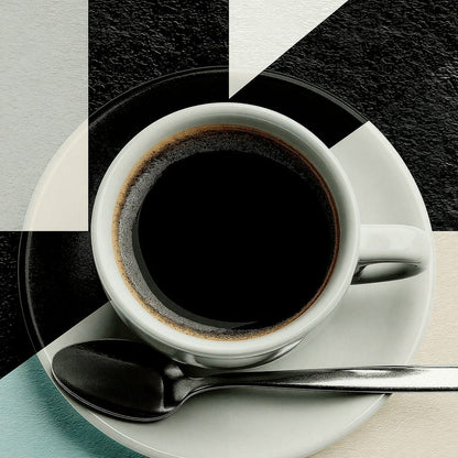 Geometric Morning Ritual Composition Canvas Wall Art
