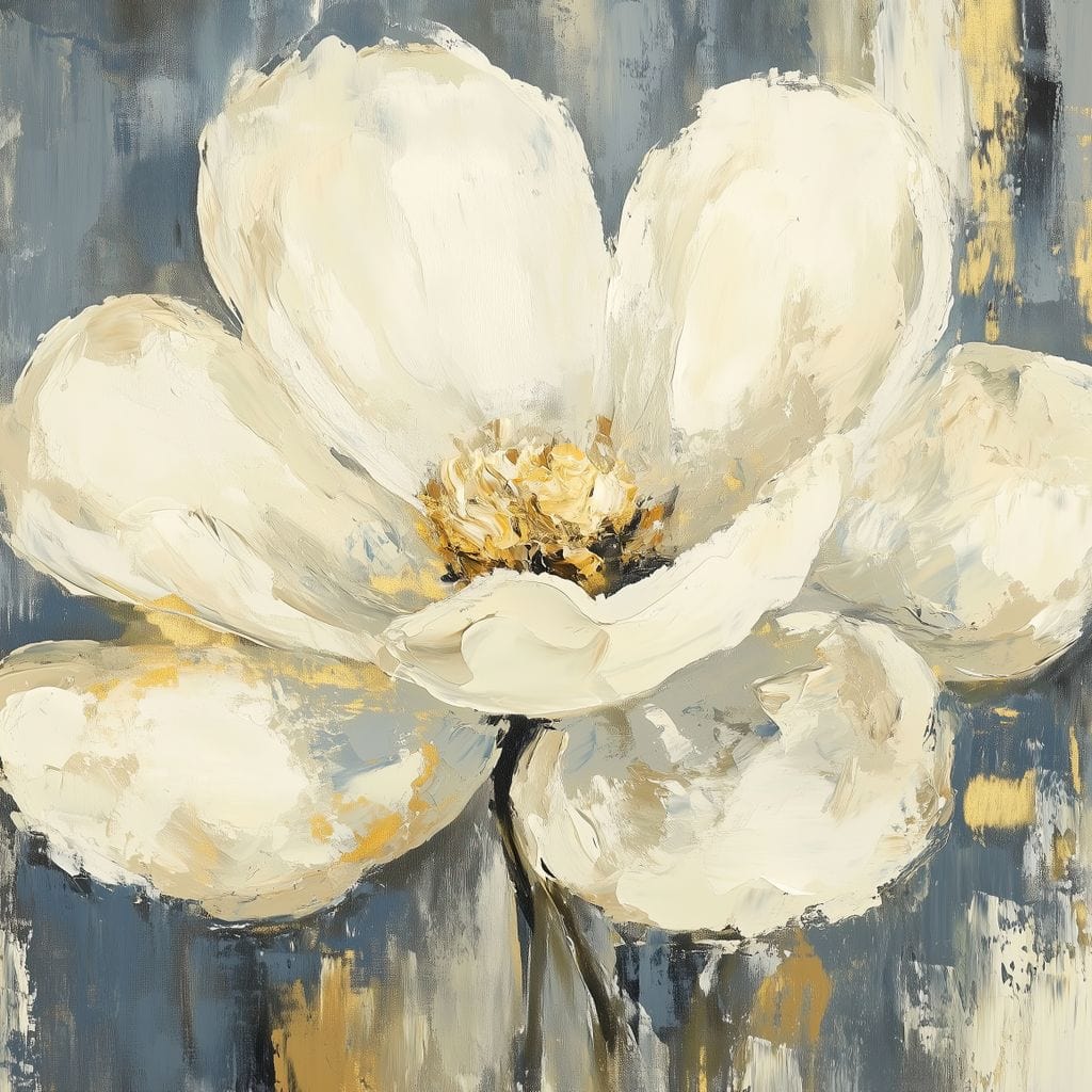 Petals of Tranquil Blossom Canvas Wall Art