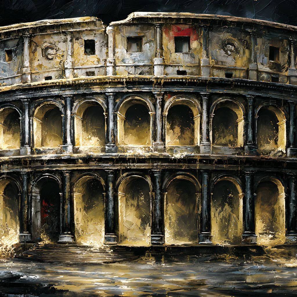 Echoes of an Ancient Empire Canvas Wall Art